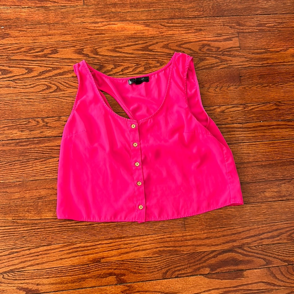 Pink crop top